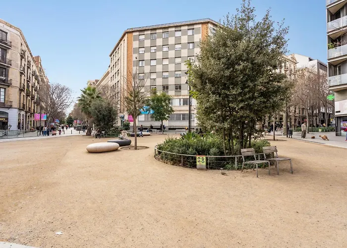 Eixample Pedestrian Gem Balcony Bathtub Ac דירה *